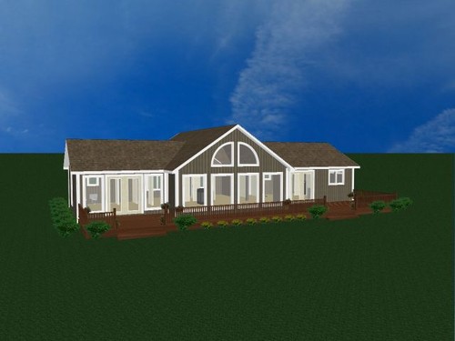 Chalet home house kit prefab - kit,
