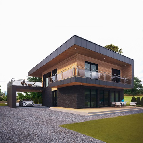 Prefab log cabin - prefab,