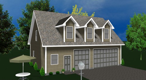 Garage kit shell prefab - kit,