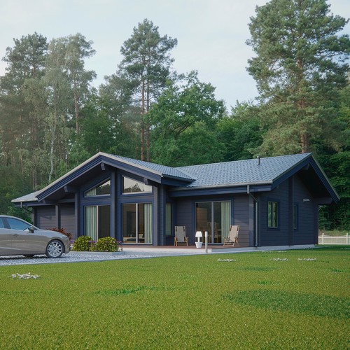 Prefab log cabin home kit - prefab,