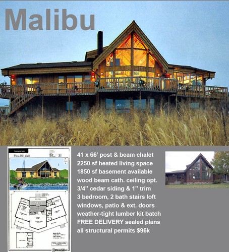 The malibu wood - wood, kit